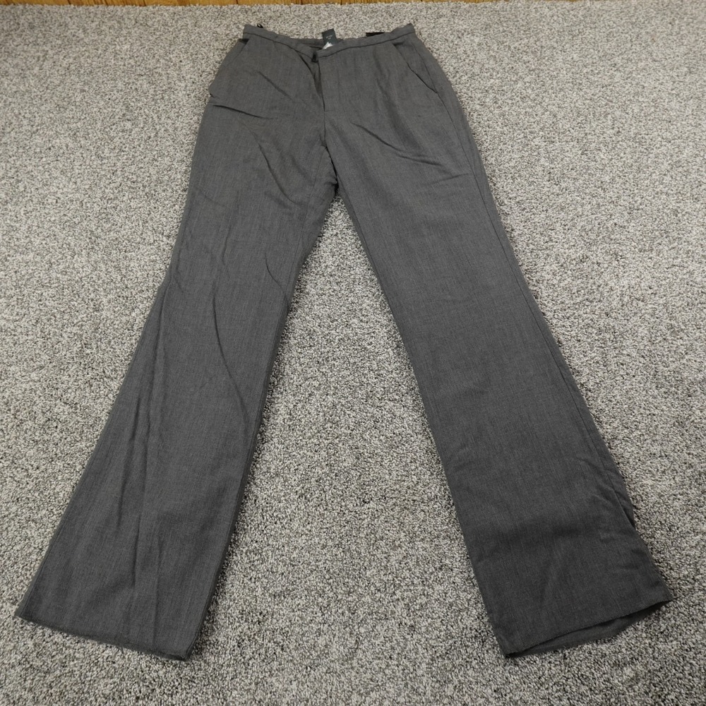 VTG Banana Republic‎ Pants Womens 4 Gray Chino Dress Trouser Wool Boot Stretch
